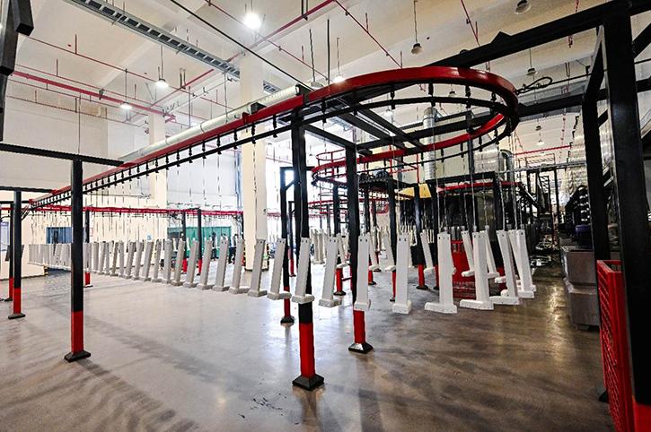 Centro de recubrimiento en polvo